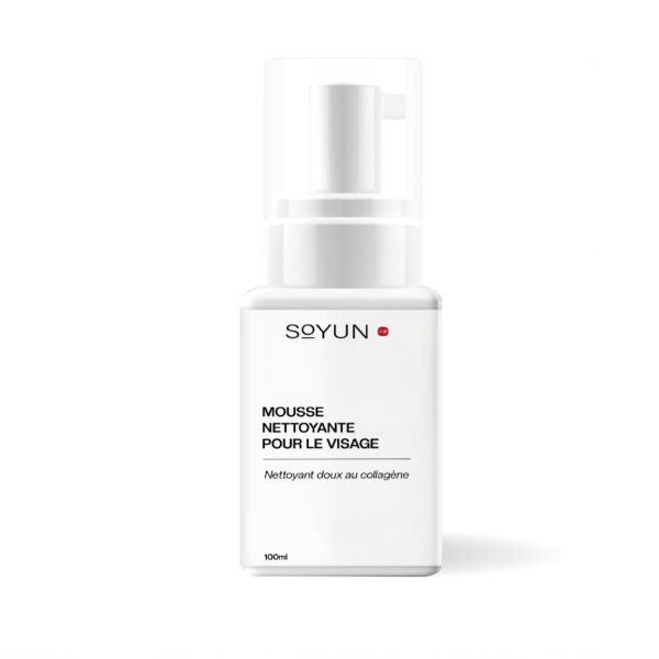 Mousse nettoyante au collagène